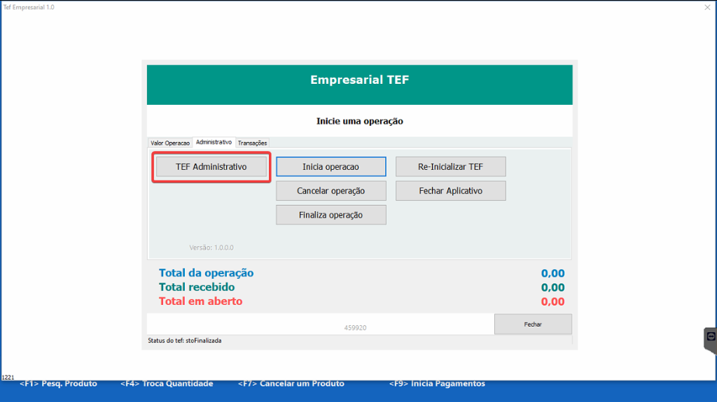 Tela Empresarial TEF